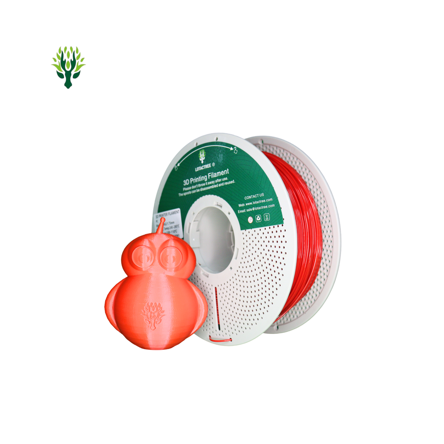 Lotactree PC Rouge 1.75mm 1Kg