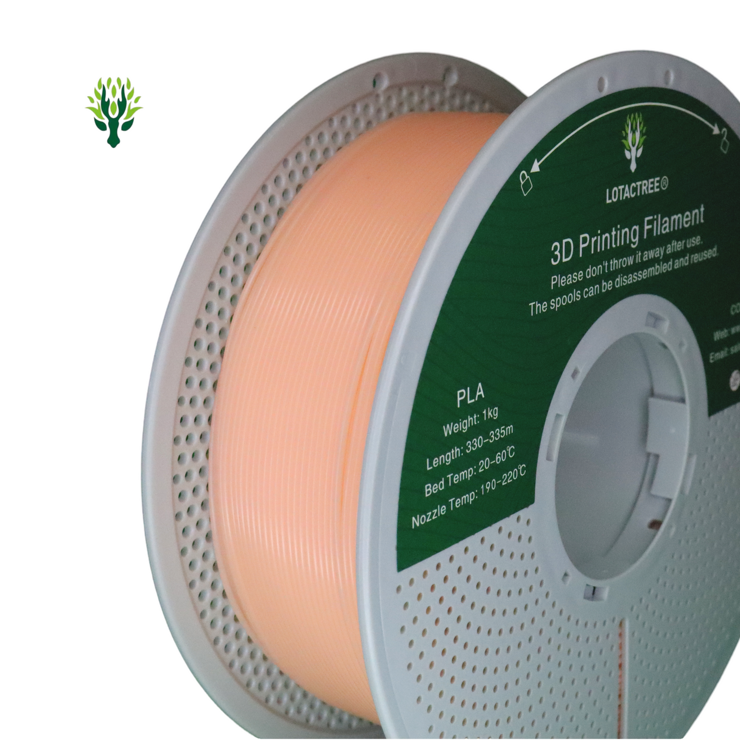 Lotactree PLA Flesh Color 1.75mm 1Kg