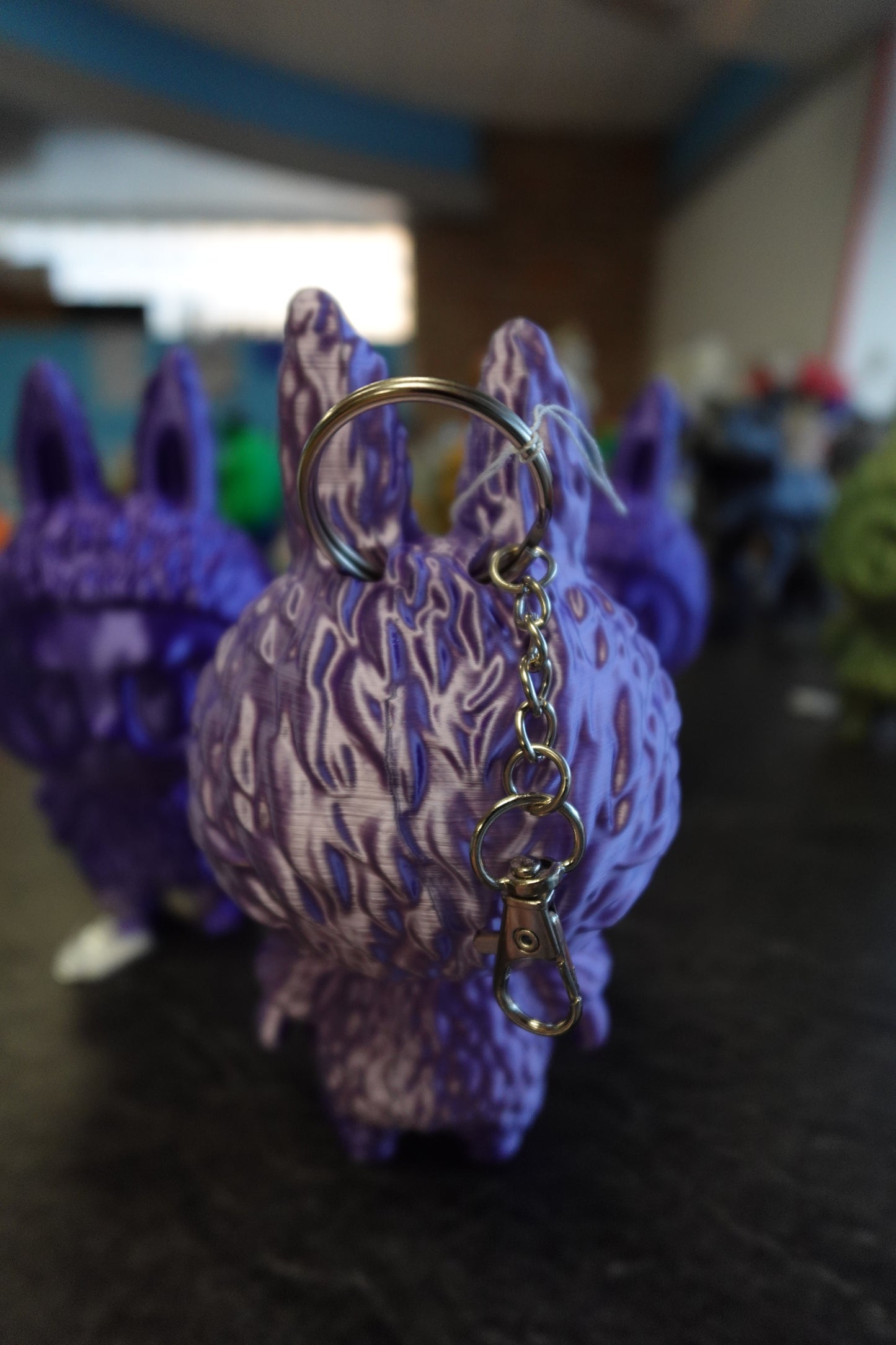 Labubu Violet 15CM AVEC PORTE-CLE