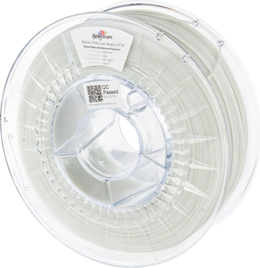 Spectrum Nylon PA6 Low Warp GF30 - Nature, 1,75 mm / 1000 g