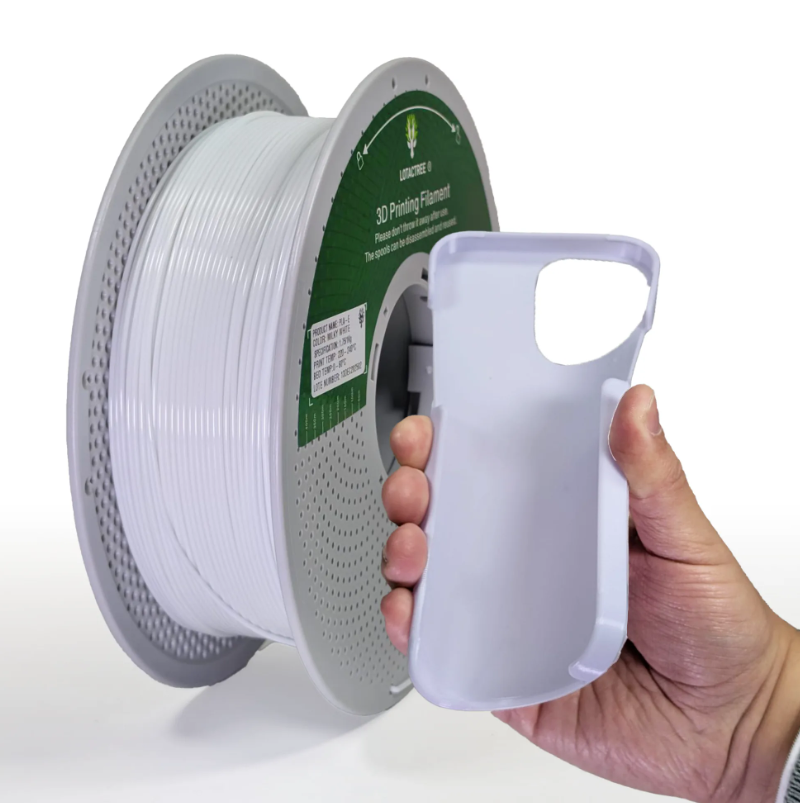 Lotactree PLA-E Milky White 1.75mm 1Kg