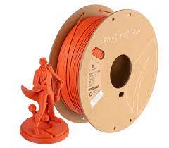 Polymaker - PolyTerra PLA - Rouge Doux (Muted Red) - 1,75 mm - 1 kg