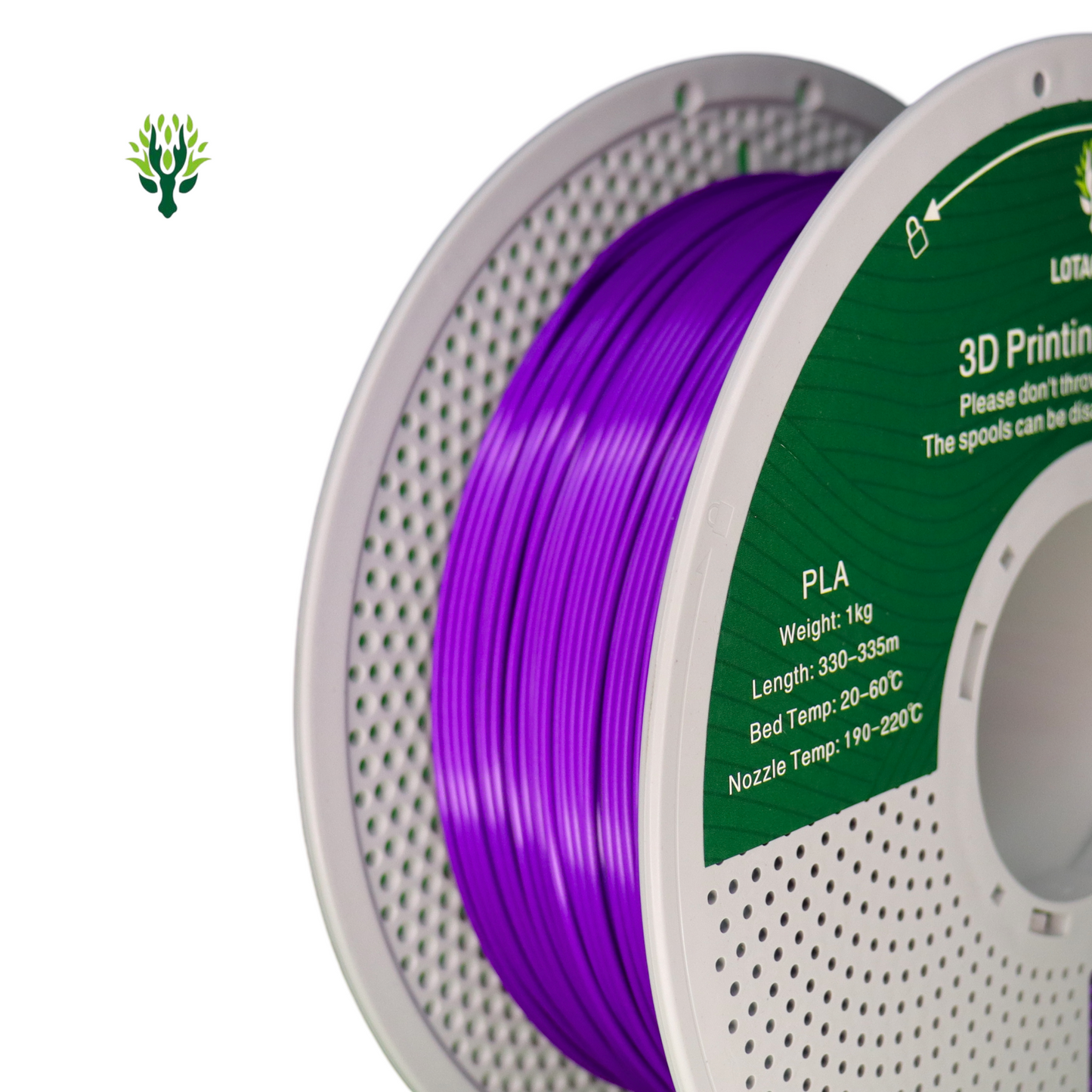 Lotactree PLA Purple 1.75mm 1Kg