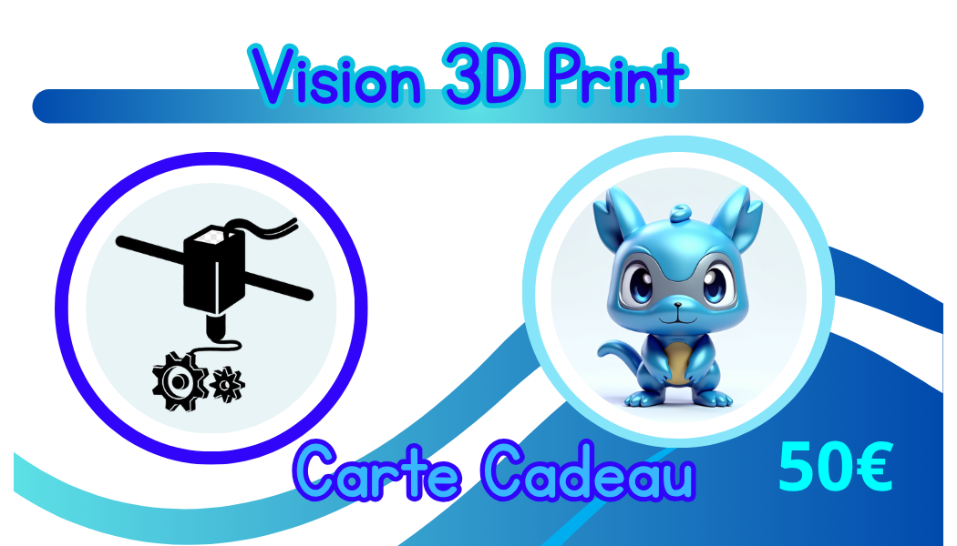 Carte-Cadeau Vision 3D Print 50€