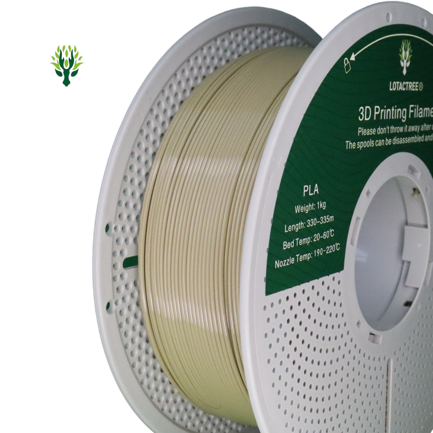 Lotactree PLA Wood 1.75mm 1Kg