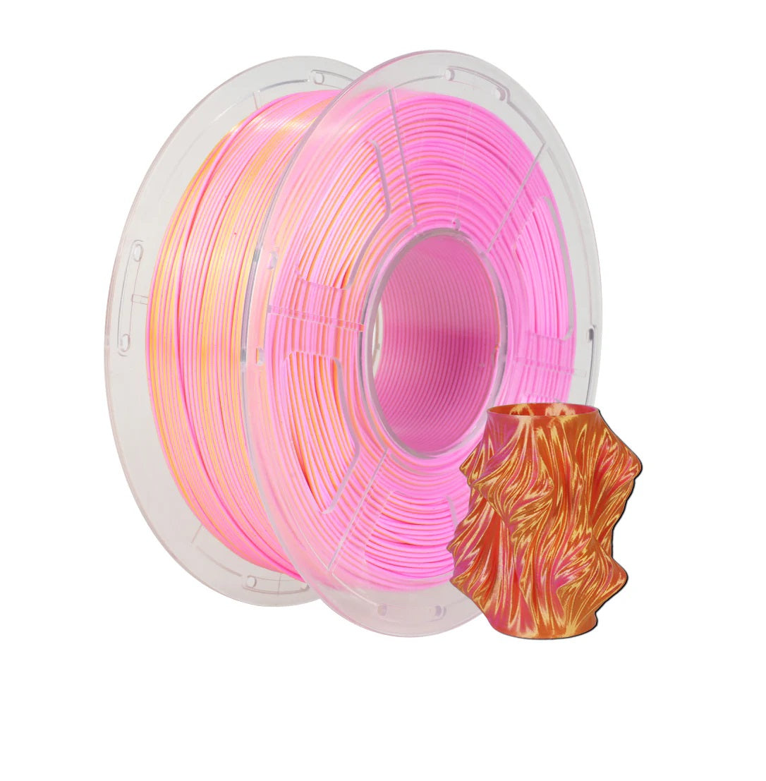 Sunlu - Silk PLA+ Dual - Rose/Or (Gold Pink) -1,75 mm - 1 kg