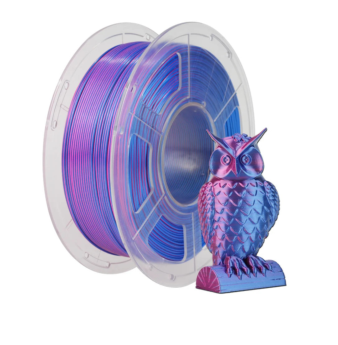 Sunlu - Silk PLA+ Dual - Rouge/Bleu (Red Blue) - 1,75 mm - 1 kg