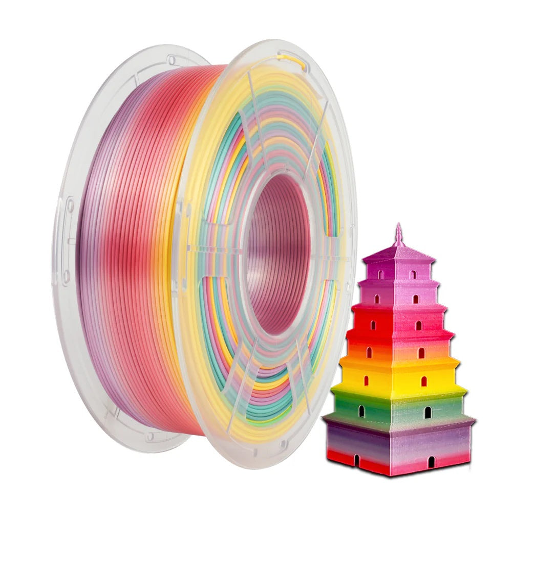 Sunlu - Silk PLA+ - Tropical Sorbet (Regenbogen 01) - 1,75 mm - 1 kg