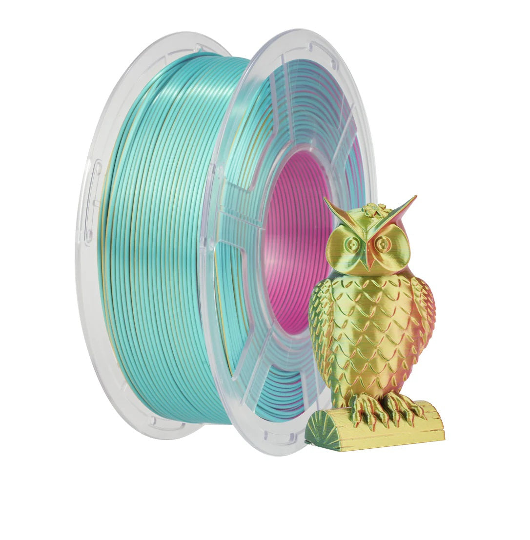 Sunlu - Silk PLA+ Tricolor - Rouge/Jaune/Vert (Red Yellow Green) -1,75 mm - 1 kg