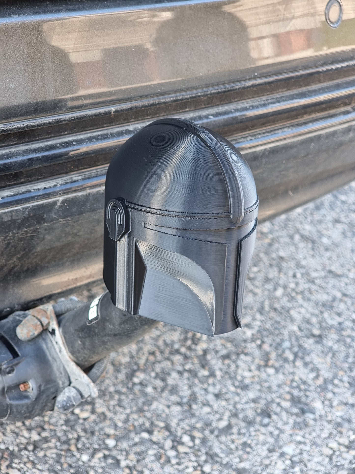 Cache boule attelage