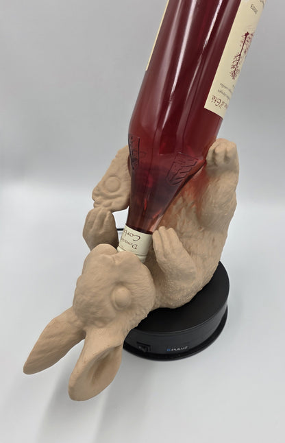 Porte Bouteille Lapin