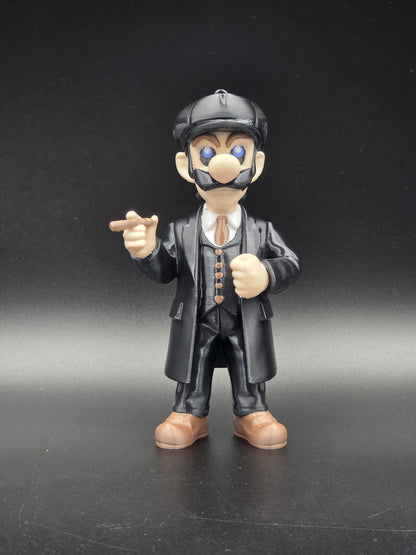 🕵️‍♂️ Figurine Luigi – Version Vintage 🖤