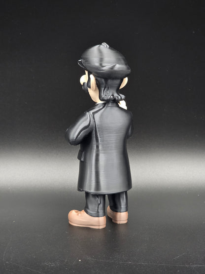🕵️‍♂️ Figurine Luigi – Version Vintage 🖤