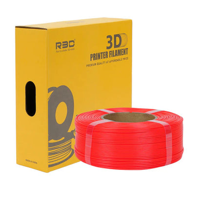 R3D - PLA High-speed - Rouge Fluo (Fluorescent Red) - 1,75 mm - 1 kg Refill