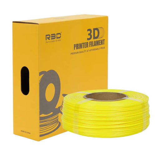 R3D - PLA High-speed - Jaune Fluo (Fluorescent Yellow) - 1,75 mm - 1 kg Refill - 1,75 mm - 1 kg Refill