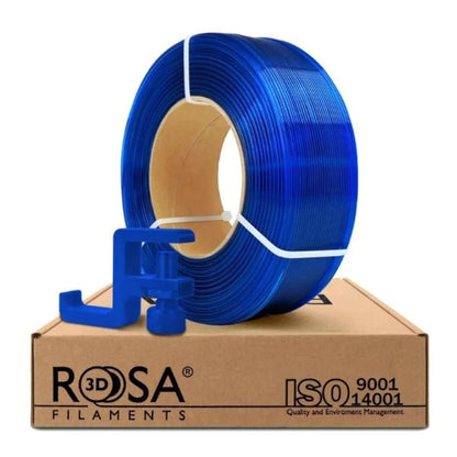 Rosa3D - PCTG - Bleu Transparent (Blue Transparent) - 1,75 mm - 1 kg Refill