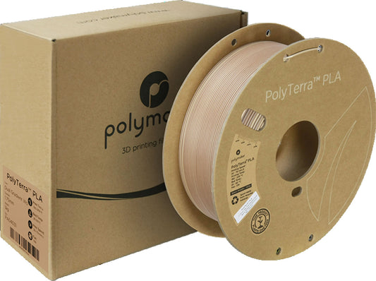 Polymaker - PolyTerra Dual-Gradient PLA - Bois (Wood) - 1,75 mm - 1 kg