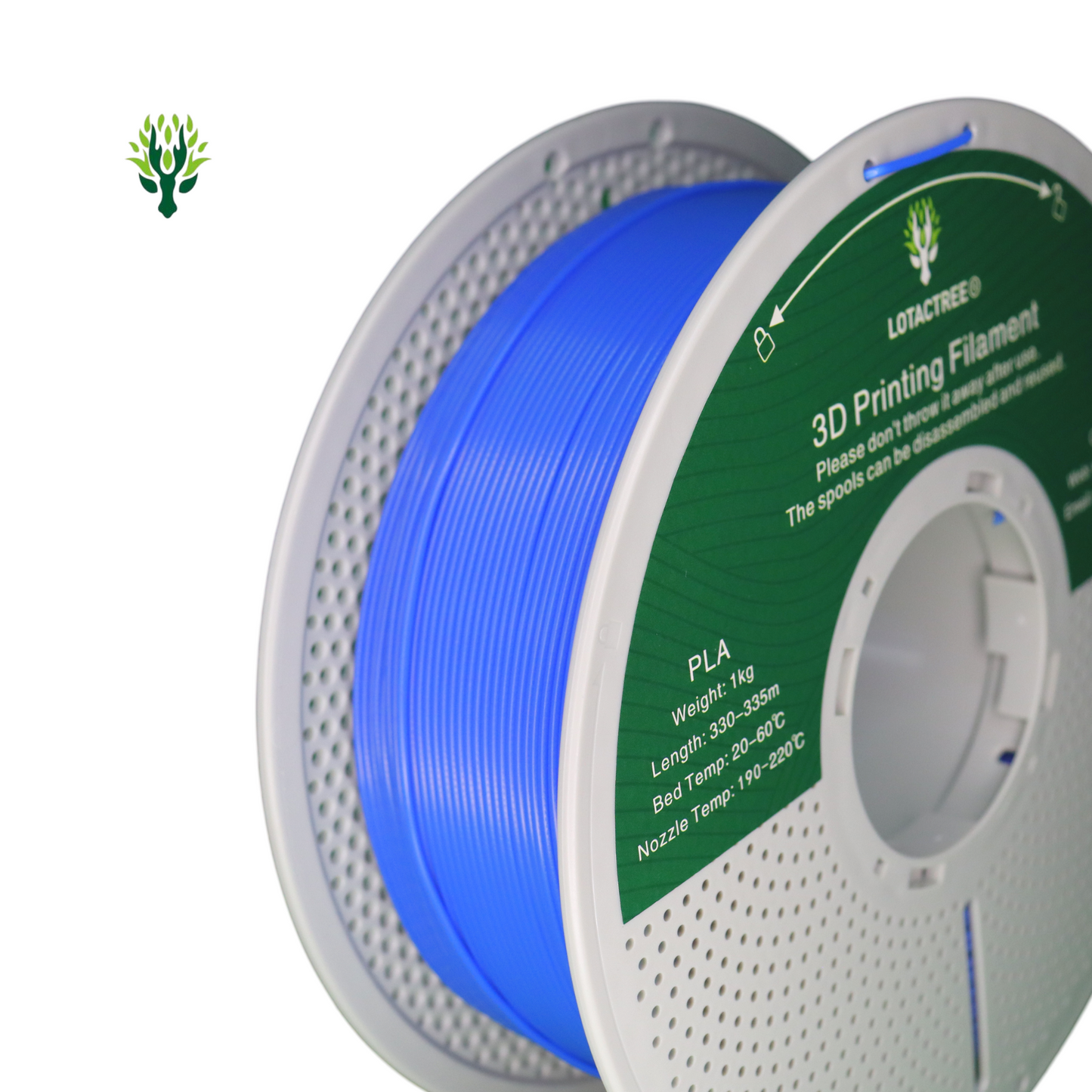 Lotactree PLA Blue 1.75mm 1Kg