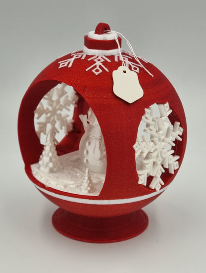 Boule Lumineuse Bonhomme de neige