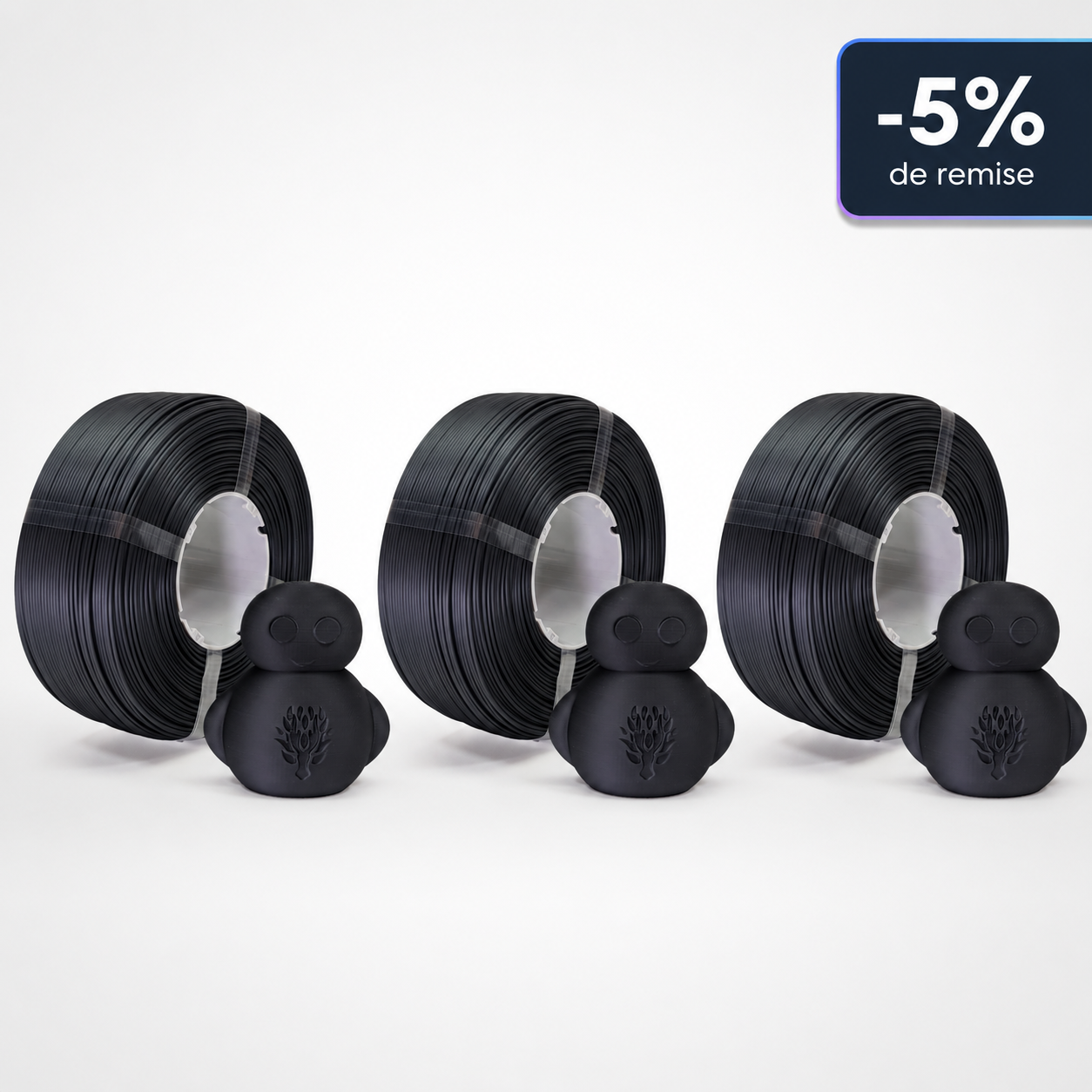 Lotactree PLA Black 3x 1 kg