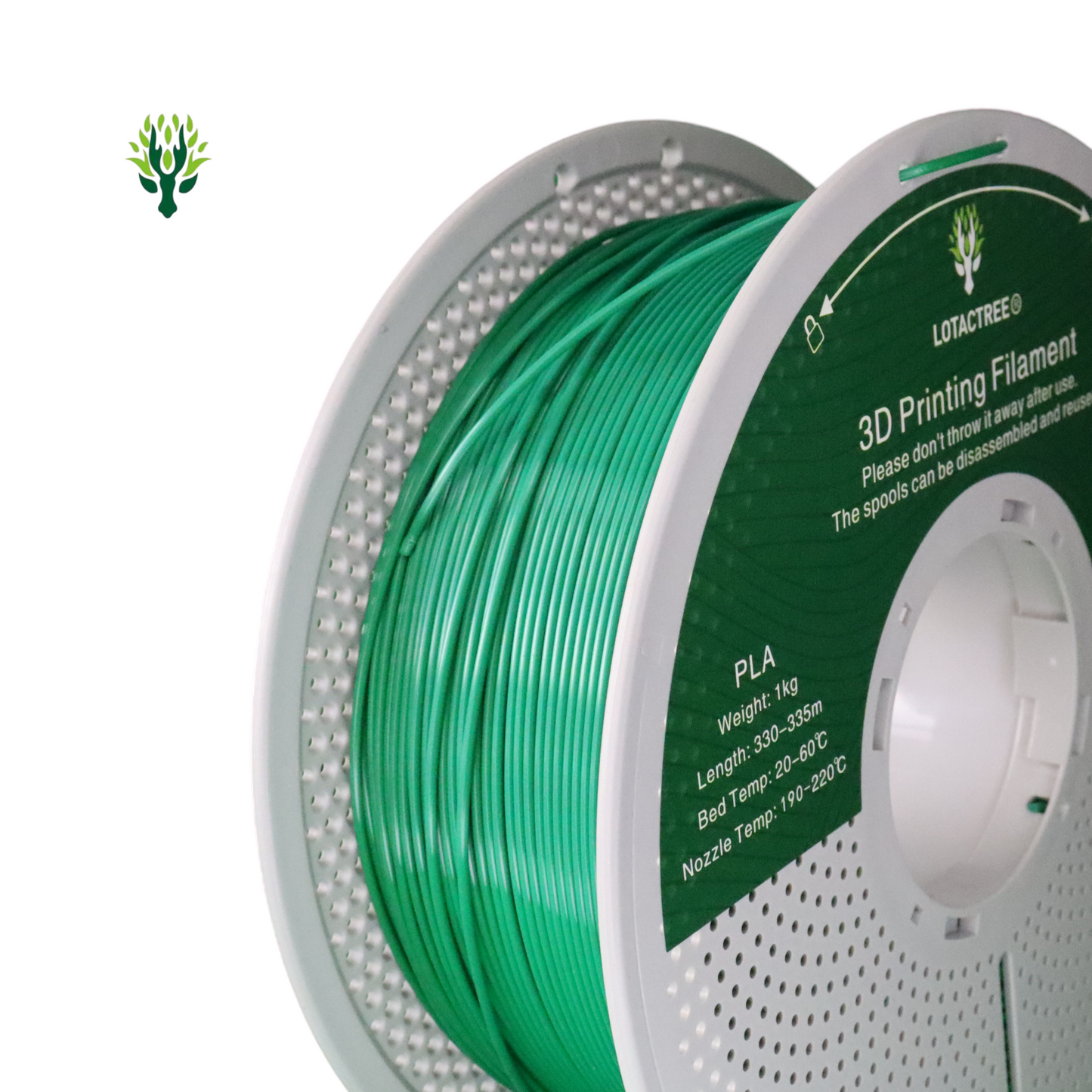Lotactree PLA Forest Green 1.75mm 1Kg