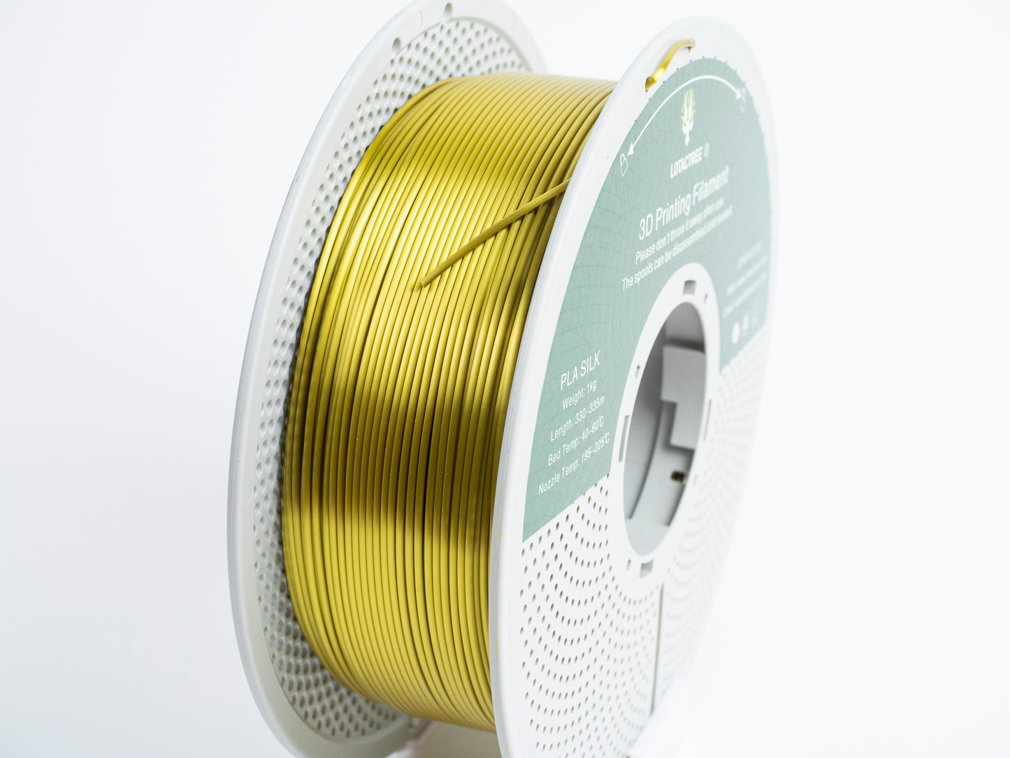 Lotactree PLA-SILK Greenish Gold 1.75mm 1Kg
