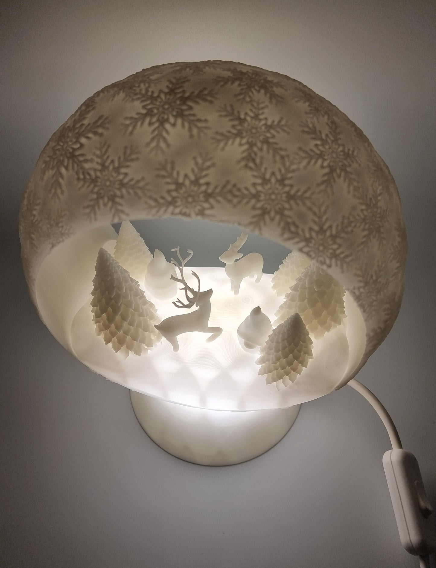 Lampe Hiver 28cm H.
