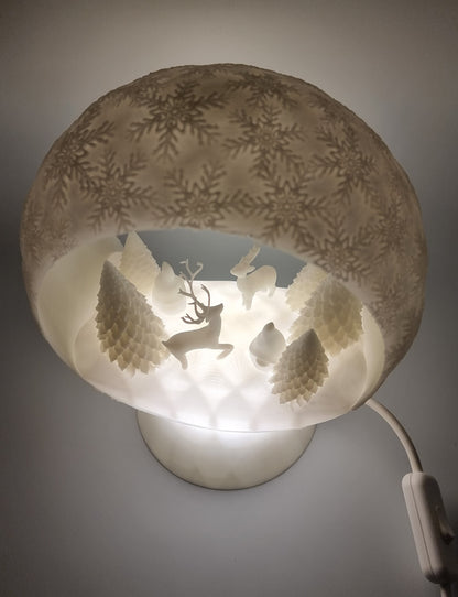 Lampe Hiver 28cm H.
