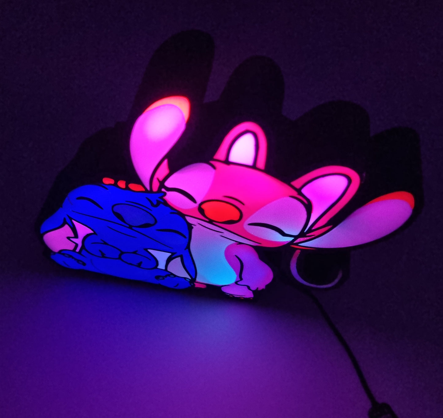 Luminaire Stitch et Angel