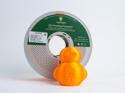 Lotactree PLA-SILK Orange 1.75mm 1Kg