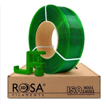Rosa3D - PCTG - Vert Transparent (Green Transparent) - 1,75 mm - 1 kg Refill