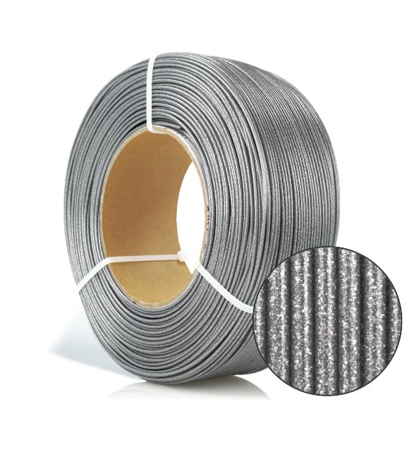 Rosa3D - PETG Standard HS - Argent Brillant (Glitter Silver) - 1,75 mm - 1 kg Refill