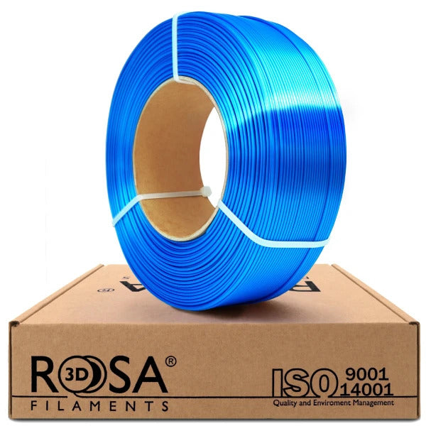 Rosa3D - PLA Silk - Bleu (Blue) - 1,75 mm - 1 kg Refill