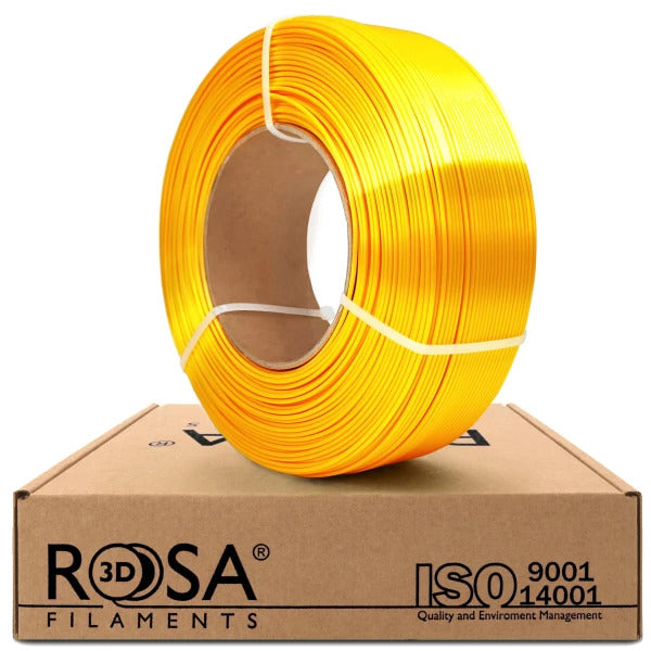 Rosa3D - PLA Silk - Jaune (Yellow) - 1,75 mm - 1 kg Refill