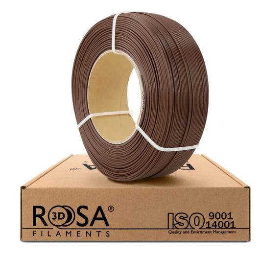 Rosa3D - PLA Starter - Chocolat Brown - 1,75 mm - 1 kg Refill