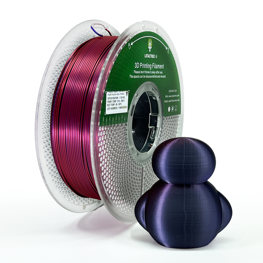 Lotactree PLA-SILK Black & Red & Purple 1.75mm 1Kg