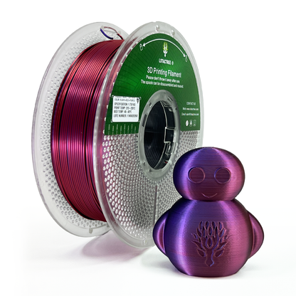 Lotactree PLA-SILK Black & Red & Purple 1.75mm 1Kg