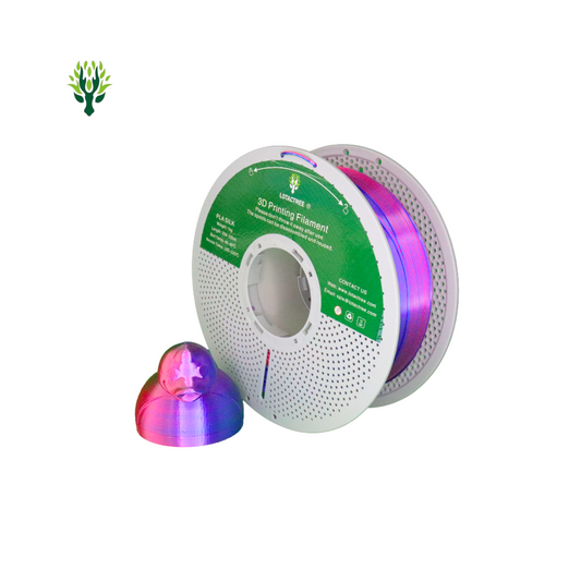 Lotactree PLA-SILK Rose Red & Green & Dark Blue 1.75mm 1Kg