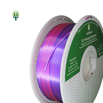Lotactree PLA-SILK Rose Red & Green & Dark Blue 1.75mm 1Kg