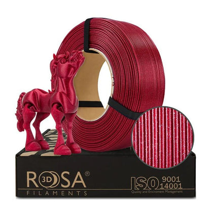 Rosa3D - PLA Galaxy - Rouge Bordeaux (Red Wine) - 1,75 mm - 1 kg Refill