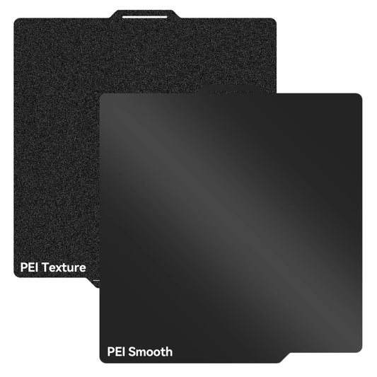 Plateau d'Impression pour Bambu Lab - PEI Smooth & PEI Textured - Noir - 257 x 257 mm