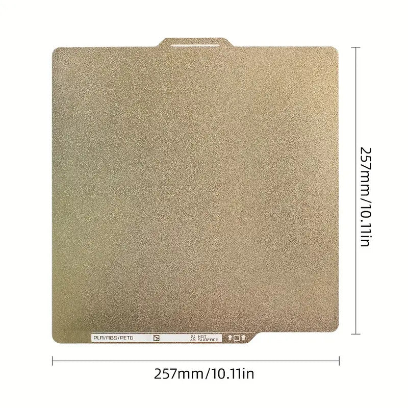 Plateau d'Impression pour Bambu Lab - PEI Textured & PEI Textured - 257 x 257 mm