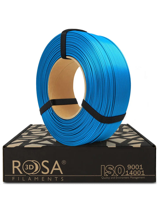 Rosa3D - PLA Starter - Bleu Capri Satiné (Capri Blue Satin) - 1,75 mm - 1 kg Refill