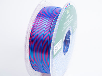 Lotactree PLA-SILK Rose Red & Sky Blue 1.75mm 1Kg