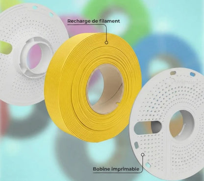 Panchroma PLA - Marbre Blanc (Marble White) - 1,75 mm - 1 kg - Refill