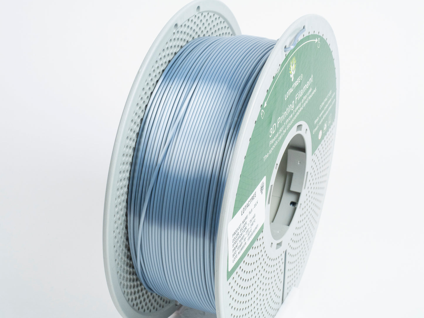 Lotactree PLA-SILK Silver 1.75mm 1Kg