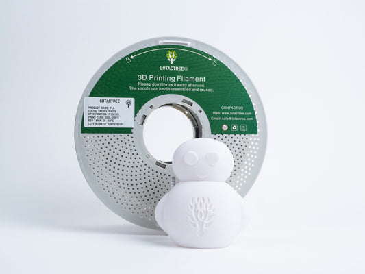 Lotactree PLA Snowy White 1.75mm 1Kg