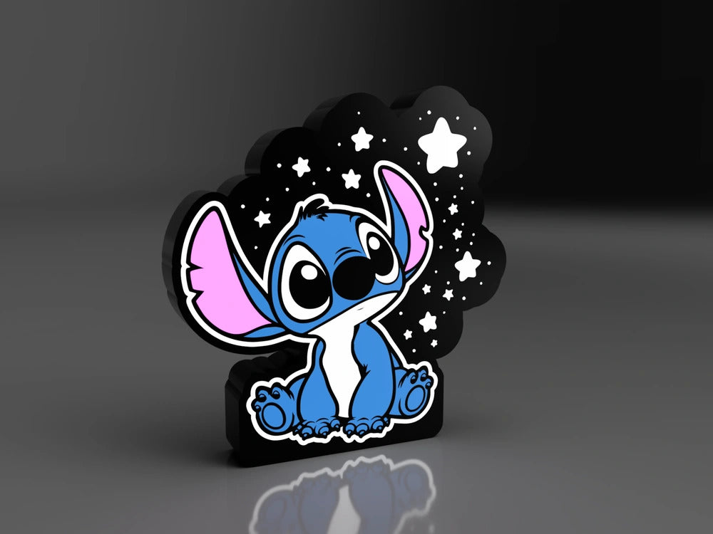 Luminaire Stitch étoiles