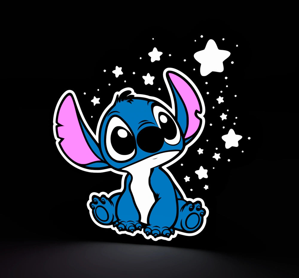 Luminaire Stitch étoiles