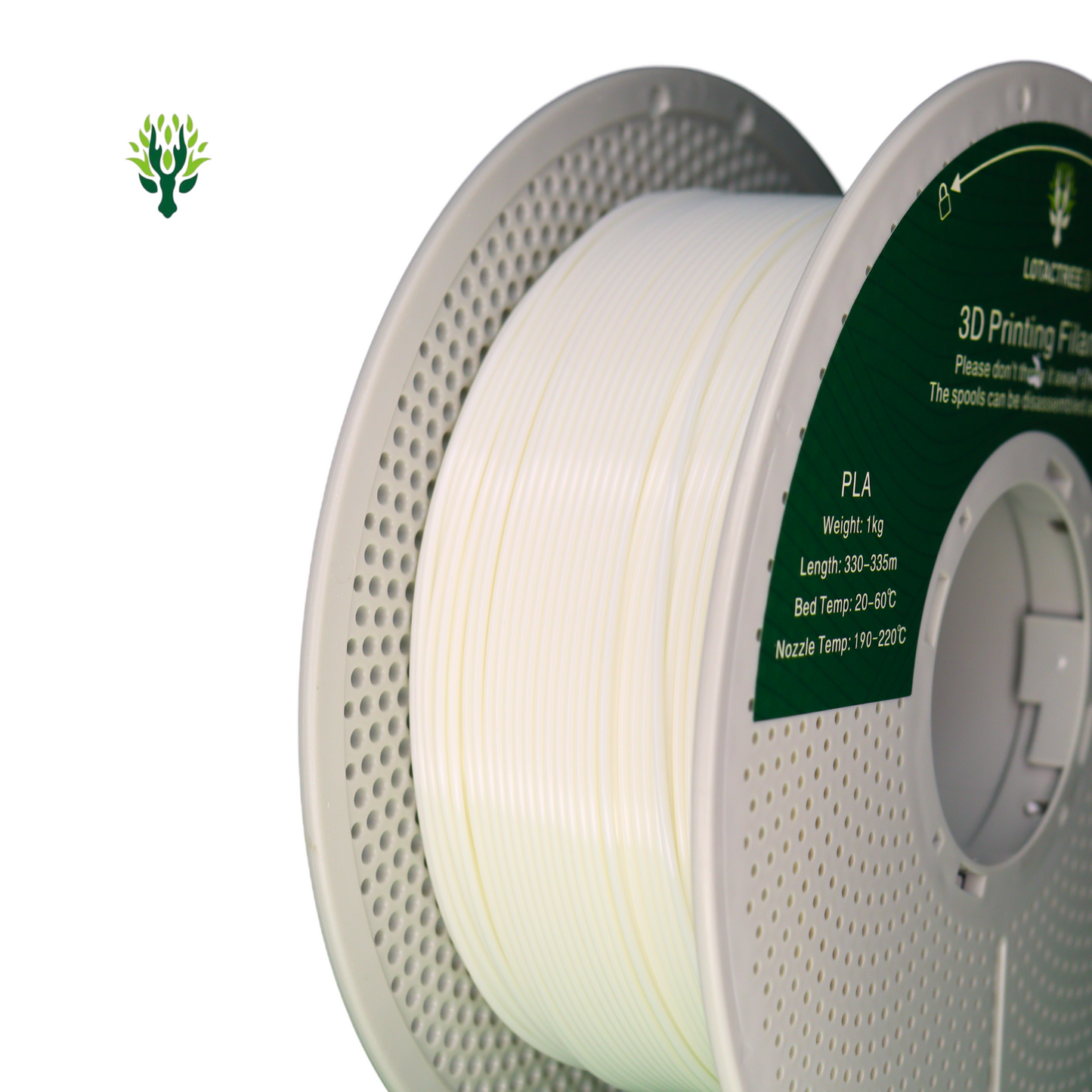 Lotactree PLA Warm White 1.75mm 1Kg